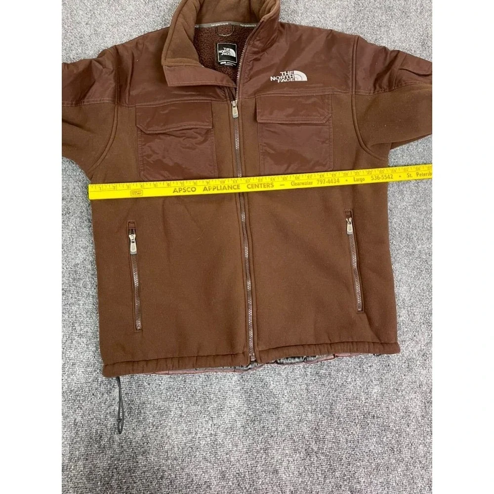 Vintage The North Face Salinas Jacket Heavyweight Fleece Brown Mens Large Denali